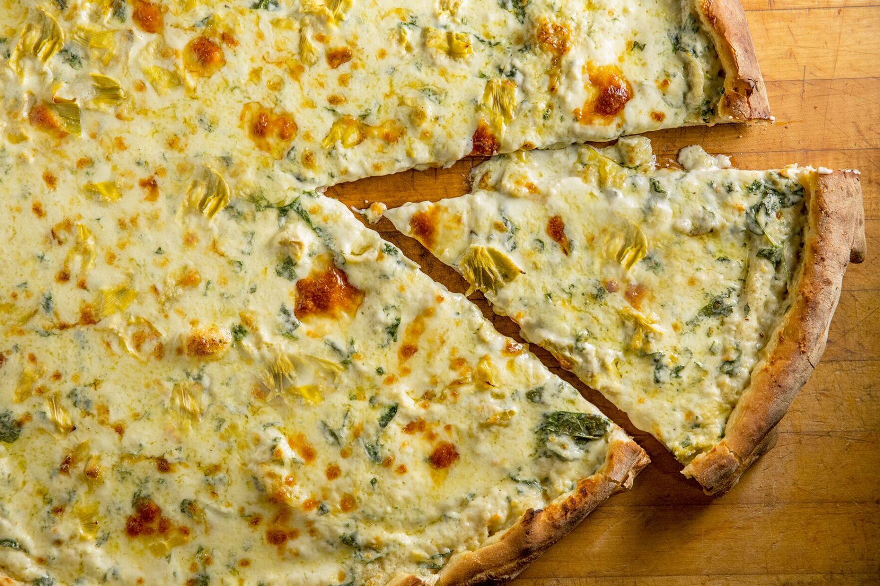 Artichoke Basille’s Pizza Artichoke Pie